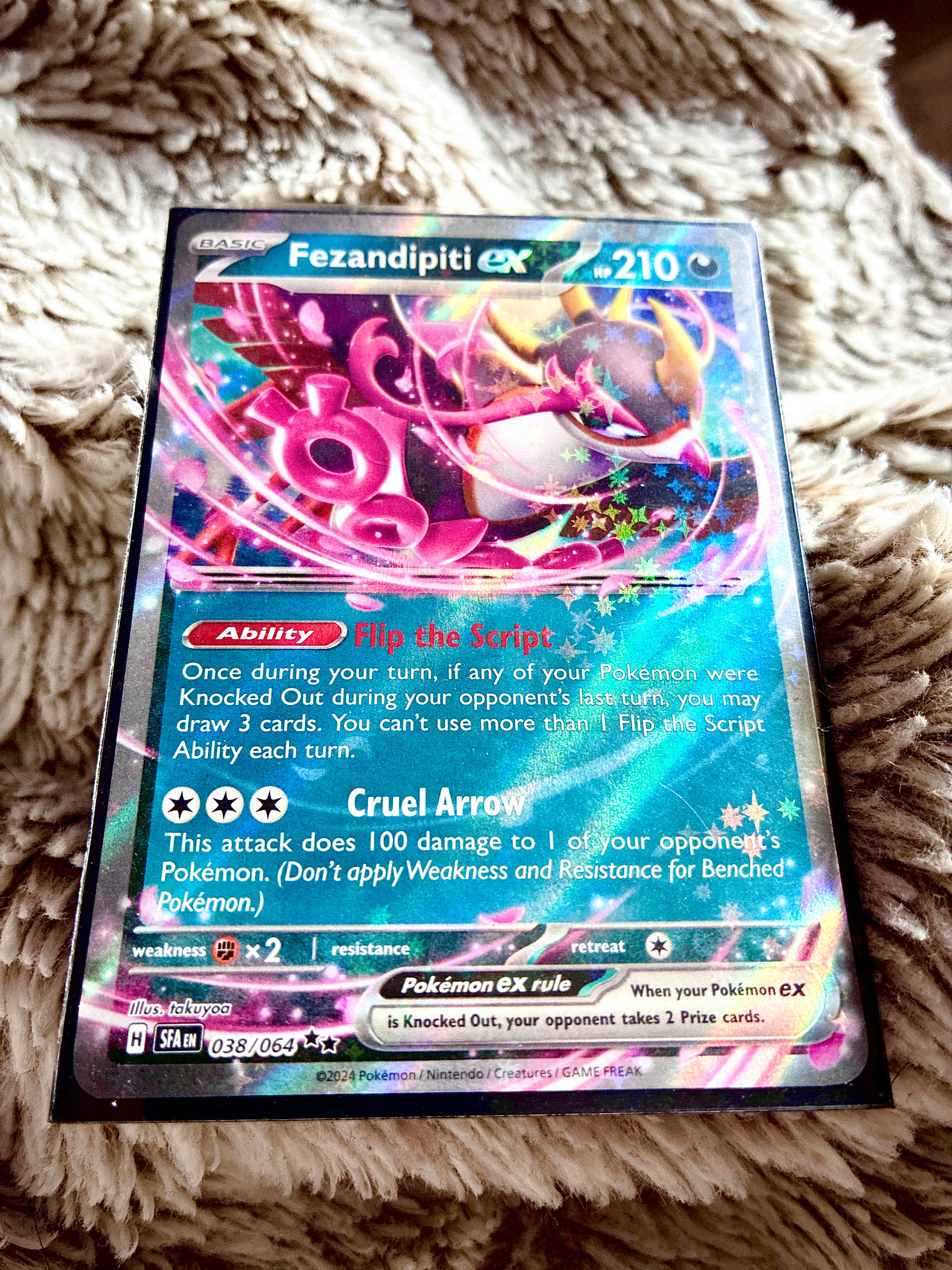 Fezandipiti ex 142/217 - Double Rare ME: Ascended Heroes Pokemon Card (English