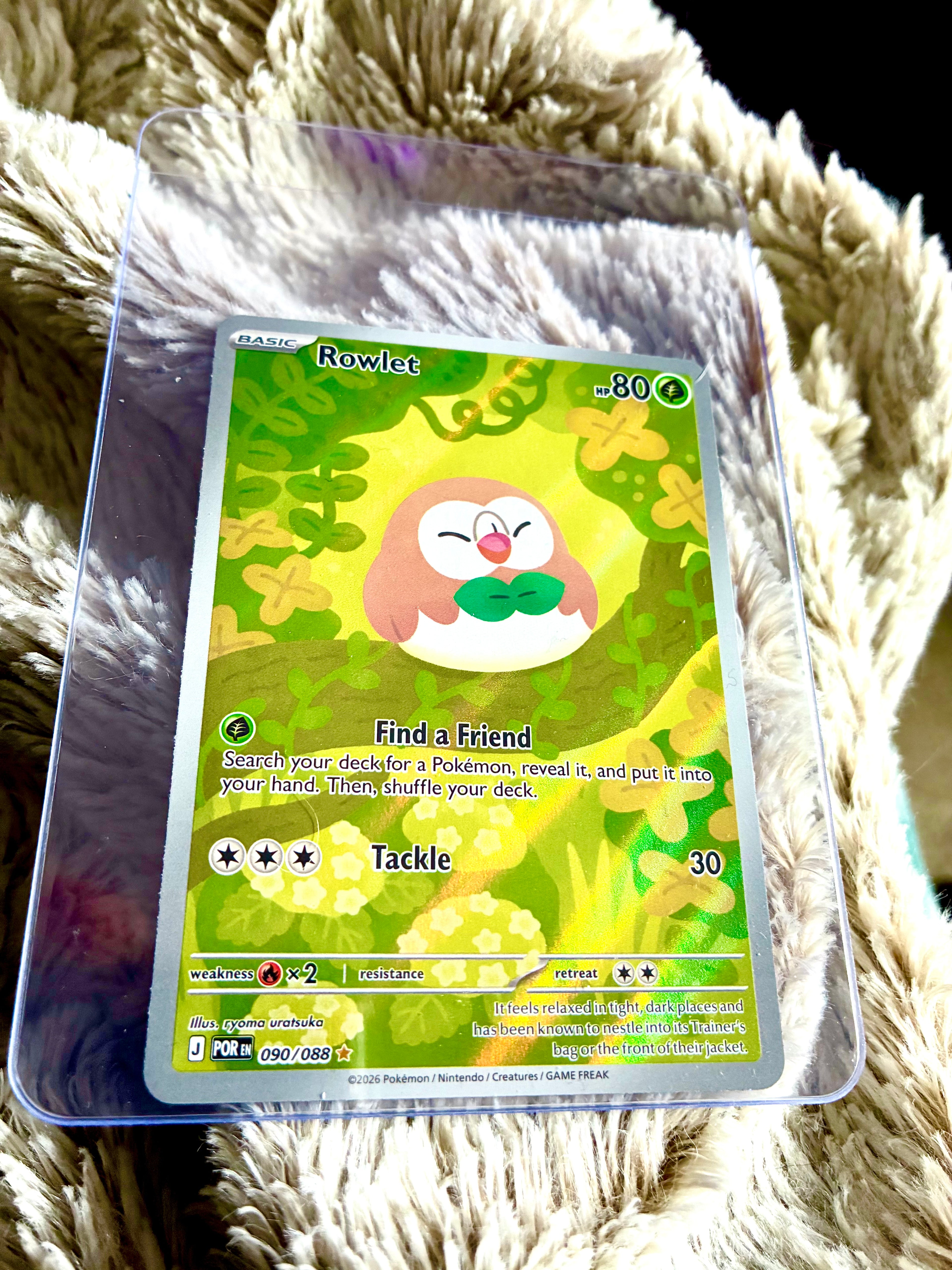 Rowlet Perfect Order 090/088 M/NM Rare SIR Pokemon Card (English)